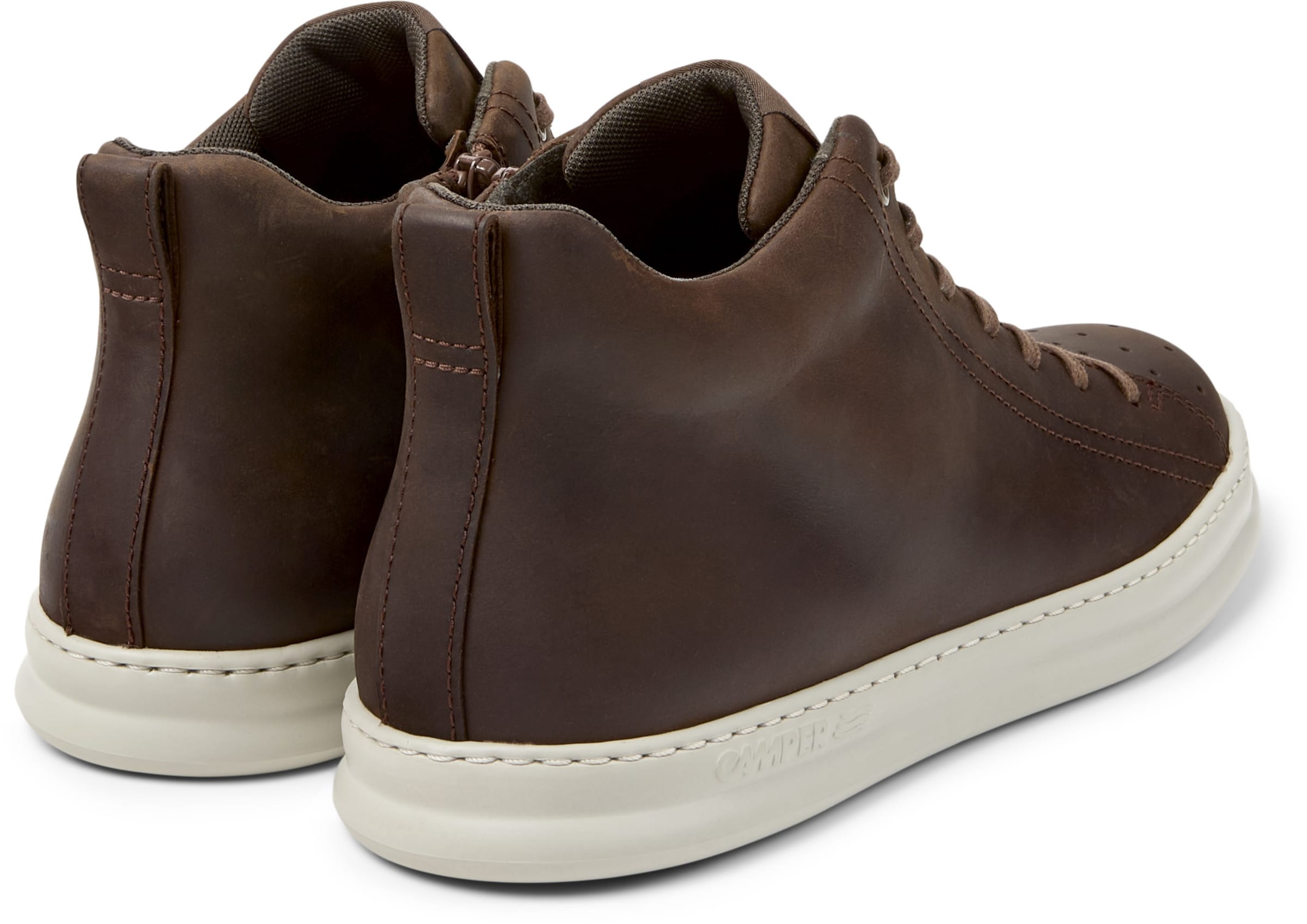 CAMPER Sneakers hoog ' Runner Four ' in Bruin
