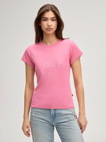JOOP! Jeans T-Shirt 'Tineta' in Pink: Vorderseite
