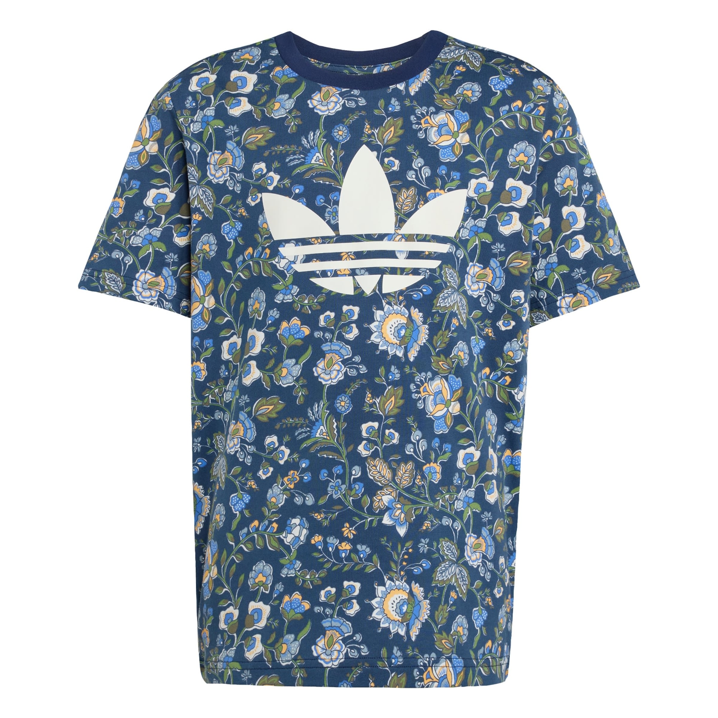 ADIDAS ORIGINALS Shirt 'adidas Originals x Liberty London' in Blue: front