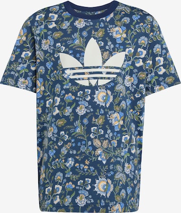 ADIDAS ORIGINALS Shirt 'adidas Originals x Liberty London' in Blauw: voorkant