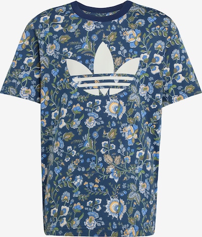 ADIDAS ORIGINALS T-Shirt 'adidas Originals x Liberty London' en bleu foncé / jaune / vert / blanc, Vue avec produit