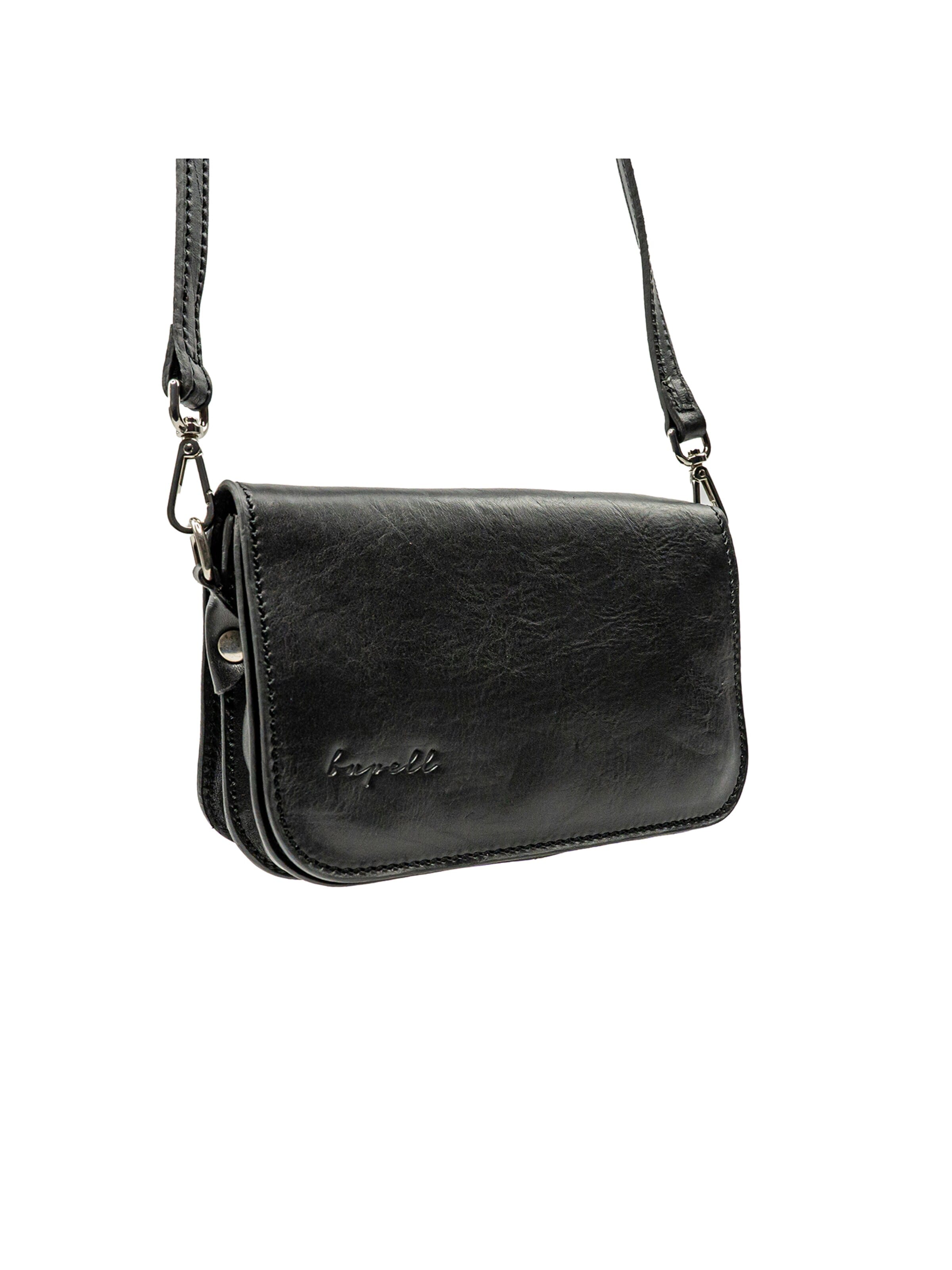 bupell Shoulder Bag 'Cinzia' in Black: front