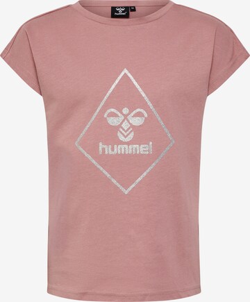 Hummel Shirt in Roze: voorkant