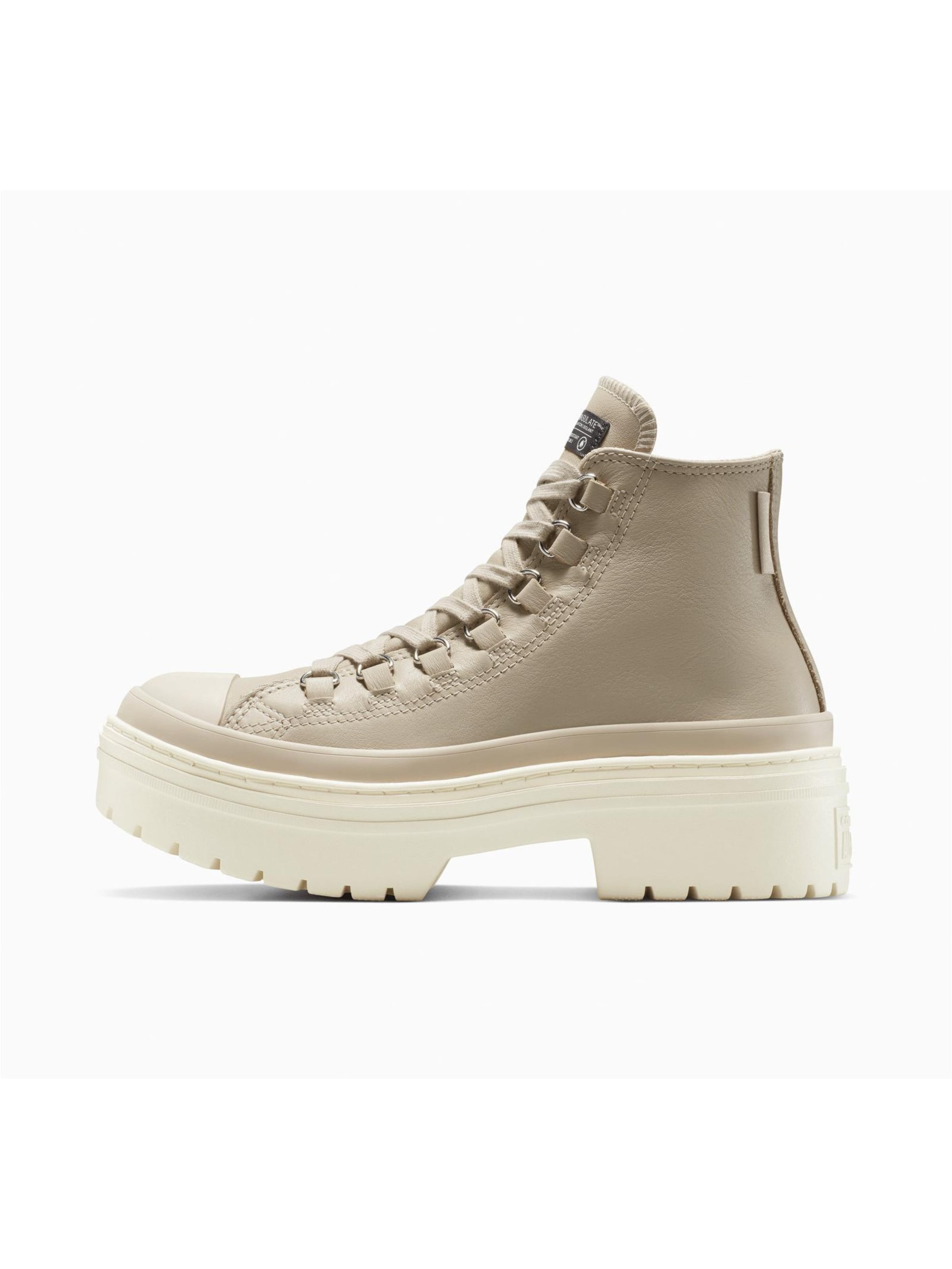 Scarpa sportiva 'Converse Chuck Taylor All Star Lugged Heel Platform Waterproof Leather' di CONVERSE in beige
