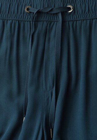 STREET ONE Wide Leg Hose in Blau