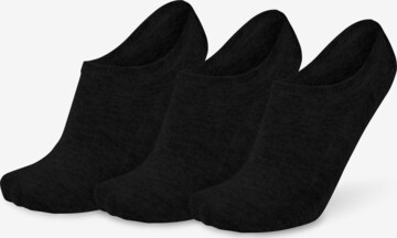 Circle Five Ankle Socks in Black