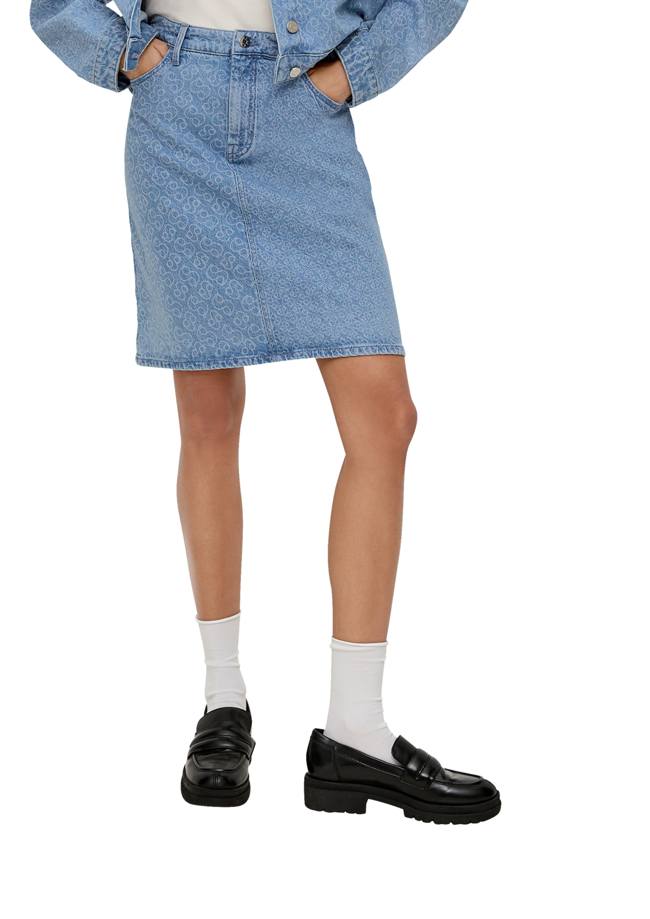 s.Oliver Rok in Blauw: voorkant