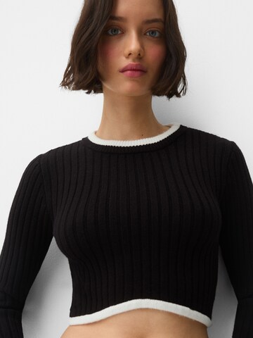 Pull-over Bershka en noir