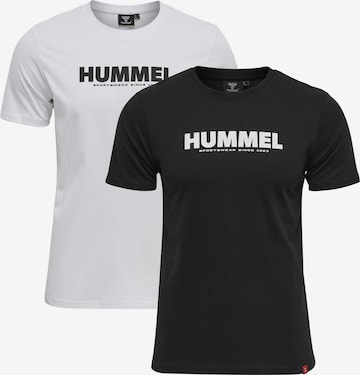 T-Shirt fonctionnel Hummel en noir : devant