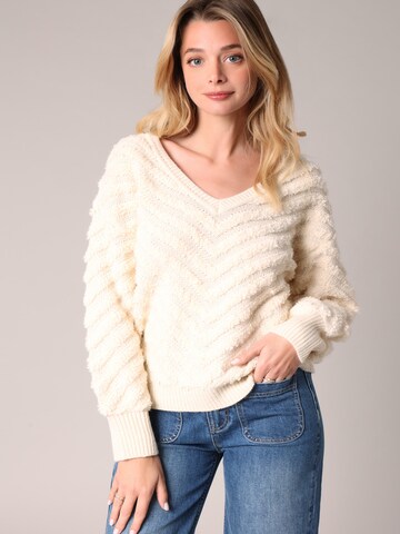 Deeluxe Sweater 'Estina' in Beige: front