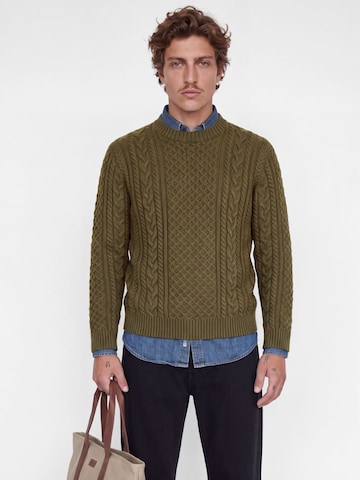 Pull-over JACK & JONES en marron : devant