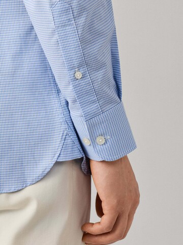 Hackett London Regular fit Button Up Shirt 'Gingham' in Blue
