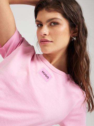 HUGO Tričko 'Delorisa' – pink