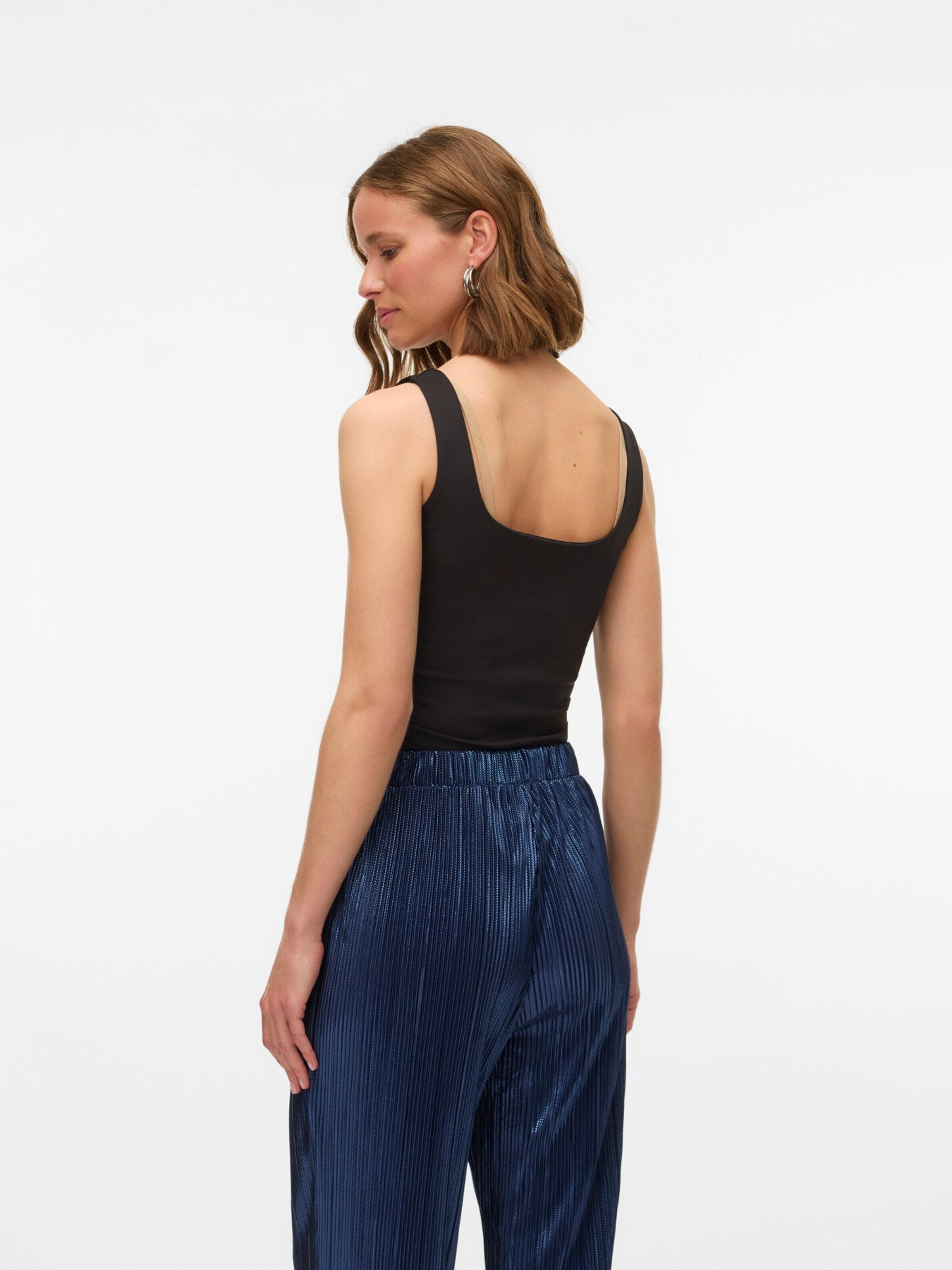VERO MODA Top w kolorze czarny