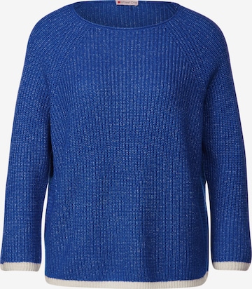 STREET ONE Sweater in Blue: front