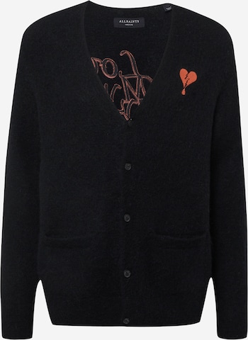 AllSaints Knit cardigan 'MY WAY' in Black: front