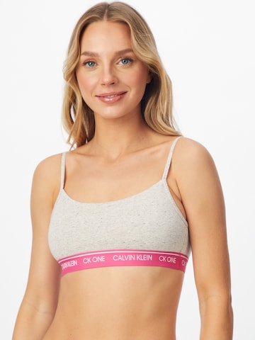 Calvin Klein Underwear Regular Rintaliivi värissä harmaa: edessä