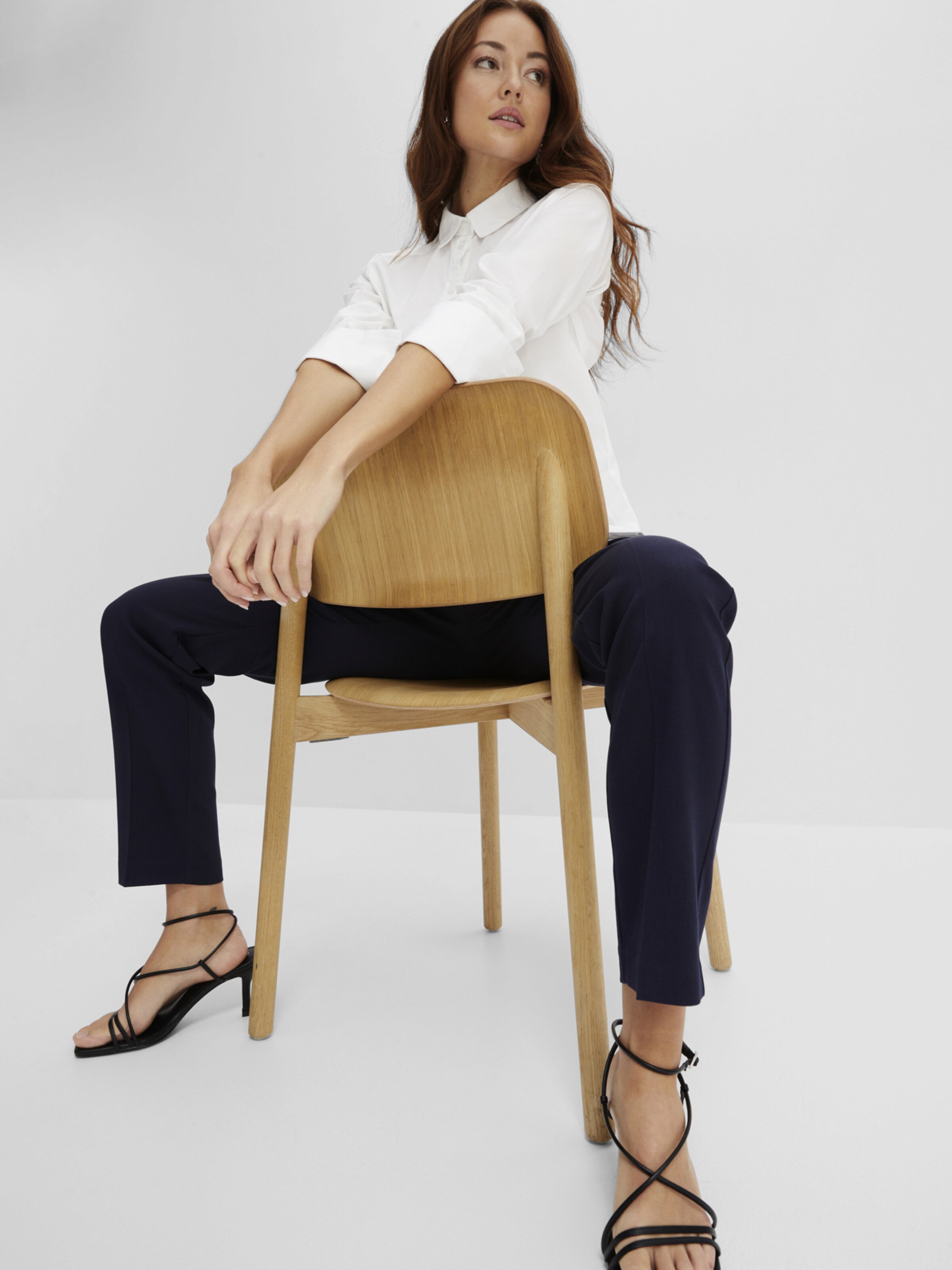 bonprix Slimfit Hose in Blau