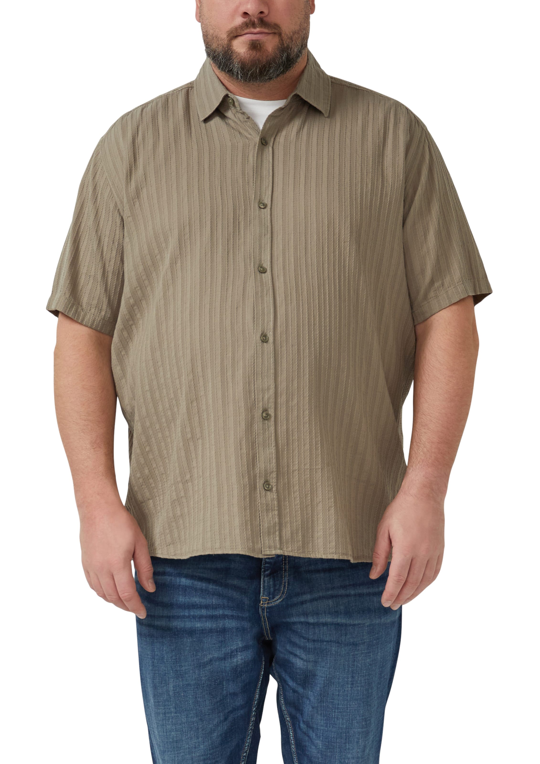 Coupe regular Chemise s.Oliver en marron : devant