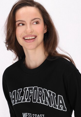usha BLUE LABEL Sweatshirt in Zwart