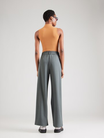 ABOUT YOU Wide leg Pleat-Front Pants 'Edda' in Grey