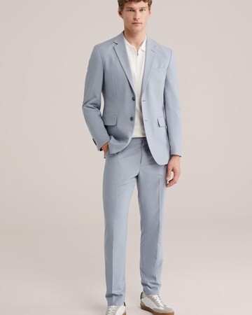 WE Fashion Slimfit Spodnie w kant w kolorze szary