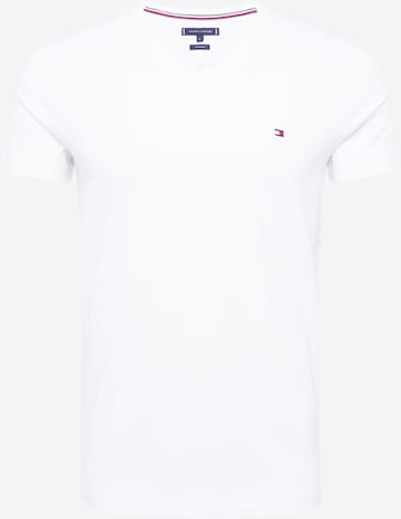 T-Shirt TOMMY HILFIGER en blanc : devant