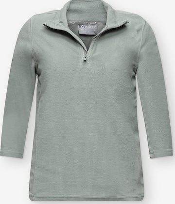 KILLTEC Athletic Sweater 'KSW 99' in Green: front