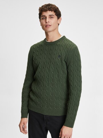Pullover 'P-B' di TIMBERLAND in verde: frontale