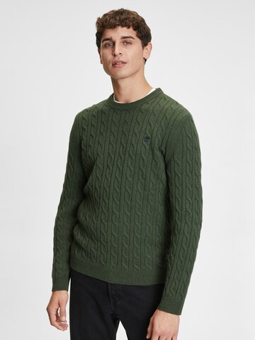 TIMBERLAND Pullover 'P-B' i grøn: forside