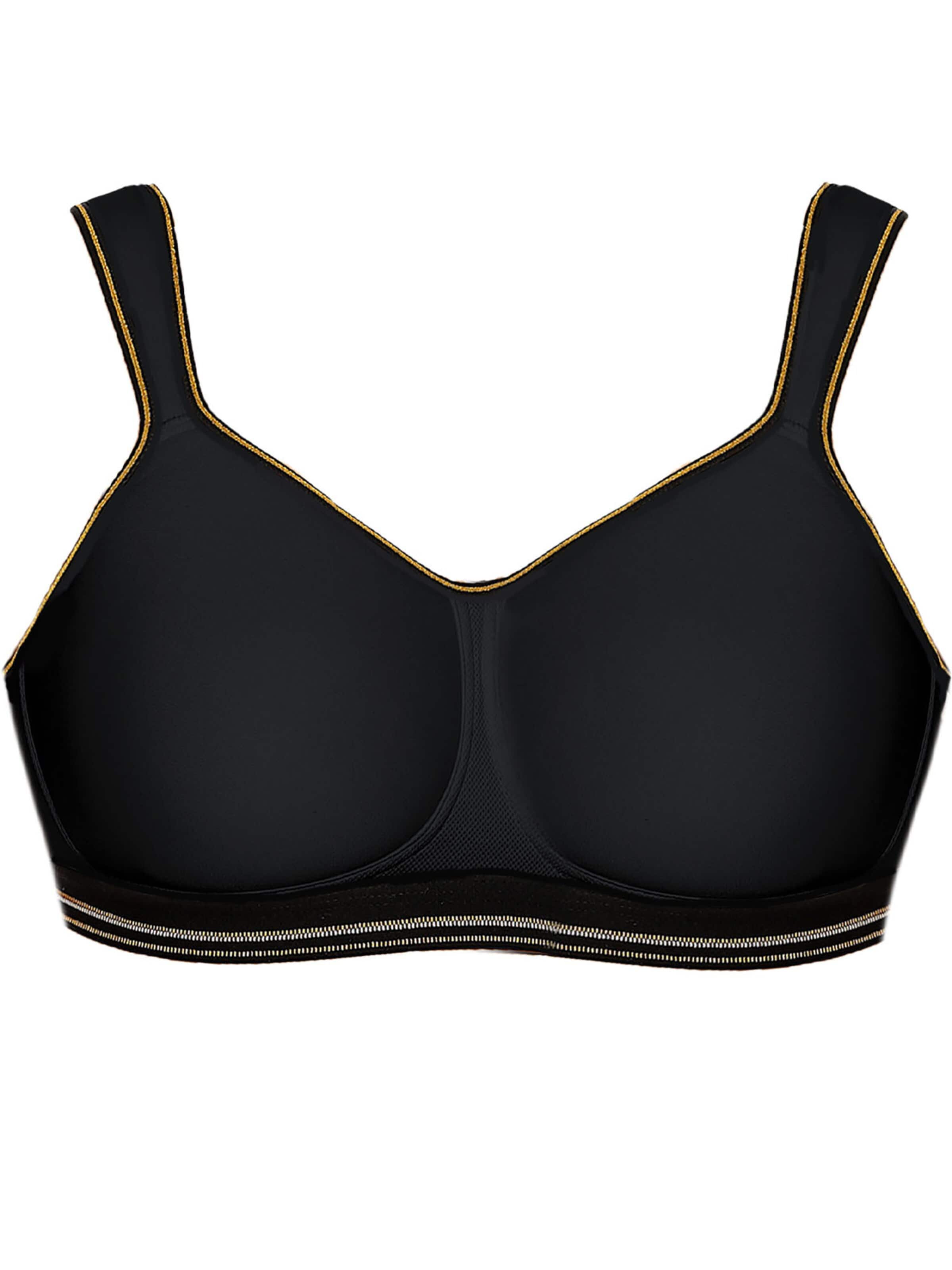 VIANIA Bra 'intense' in Black: front