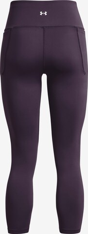 UNDER ARMOUR Skinny Workout Pants 'Meridian' in Purple
