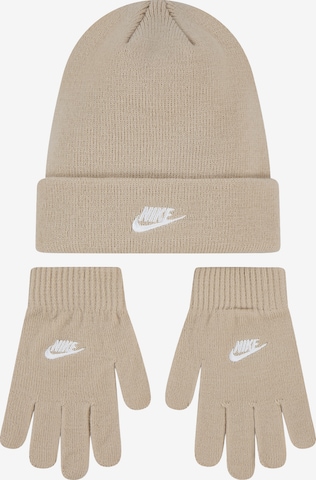 Nike Sportswear Σετ 'CLUB' σε μπεζ: μπροστά