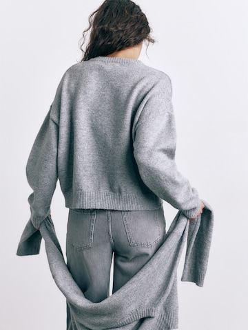 Pull&Bear Sweater 'PACIFIC' in Grey