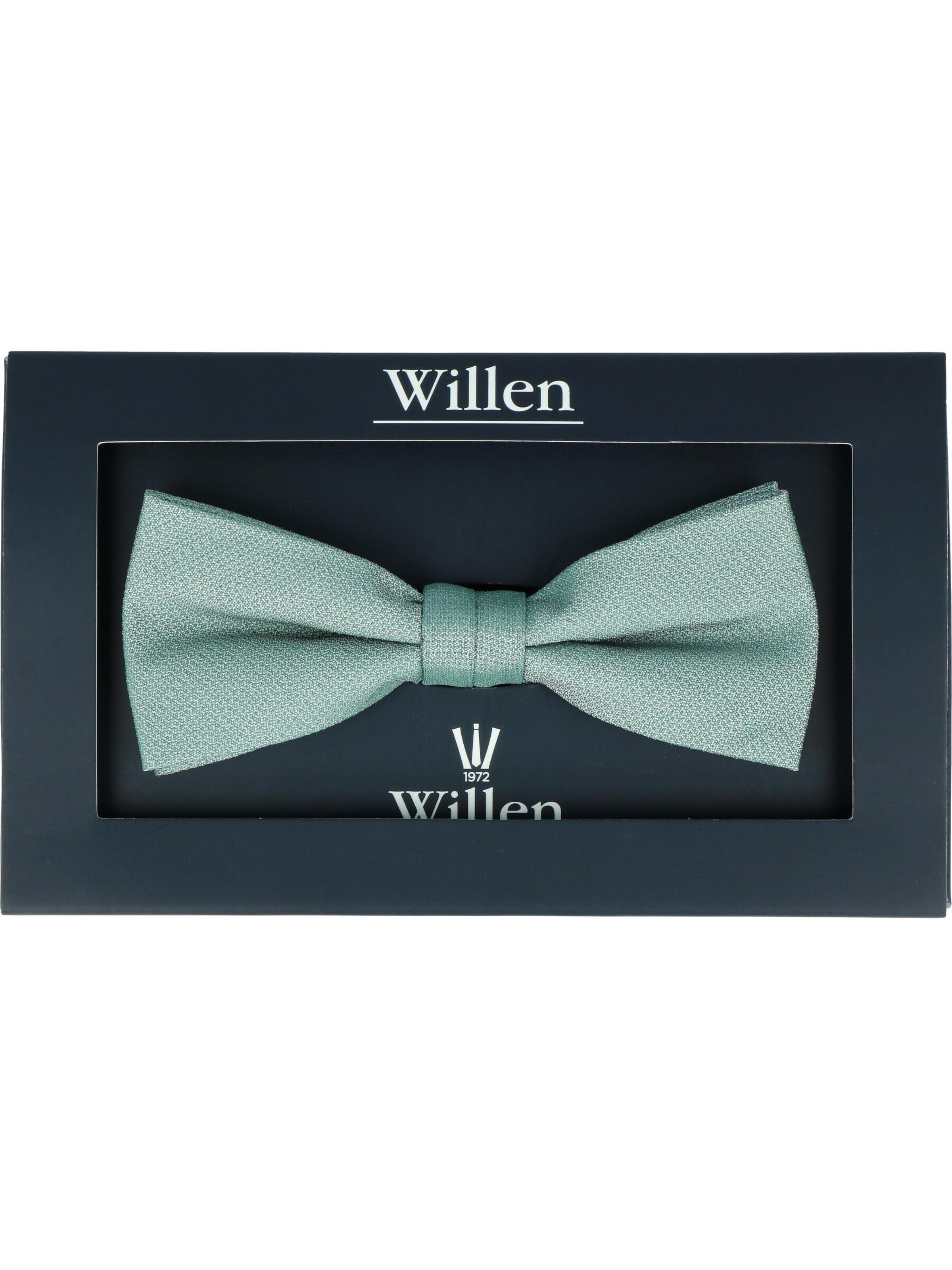WILLEN Bow Tie 'Uni Struktur' in Green