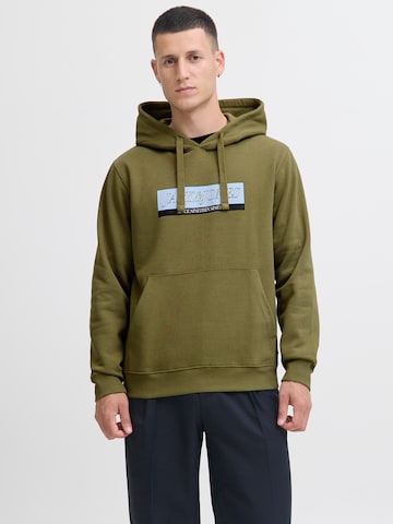 Bluză de molton 'JORINWOOD' de la JACK & JONES pe verde: față