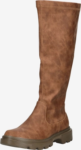 Bottes ANDREA CONTI en marron : devant