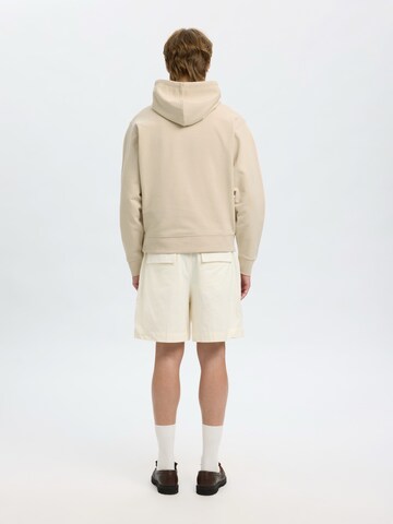 Sweat-shirt SELECTED en beige