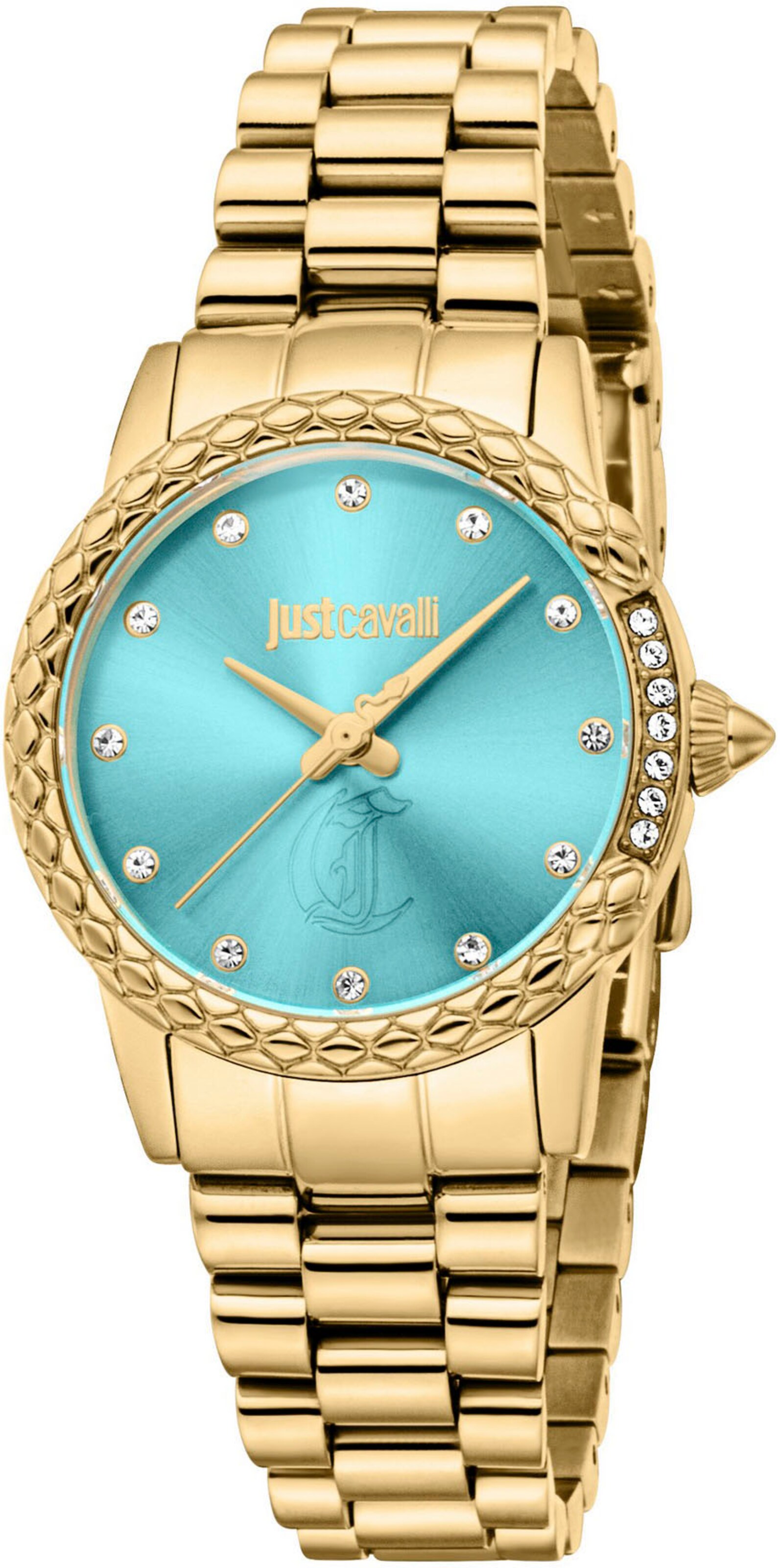 Just Cavalli Time Analog Watch in Gold: front