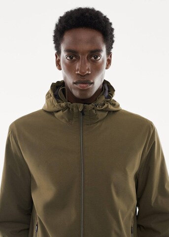 MANGO MAN Sweatjacke 'nada' in Grün