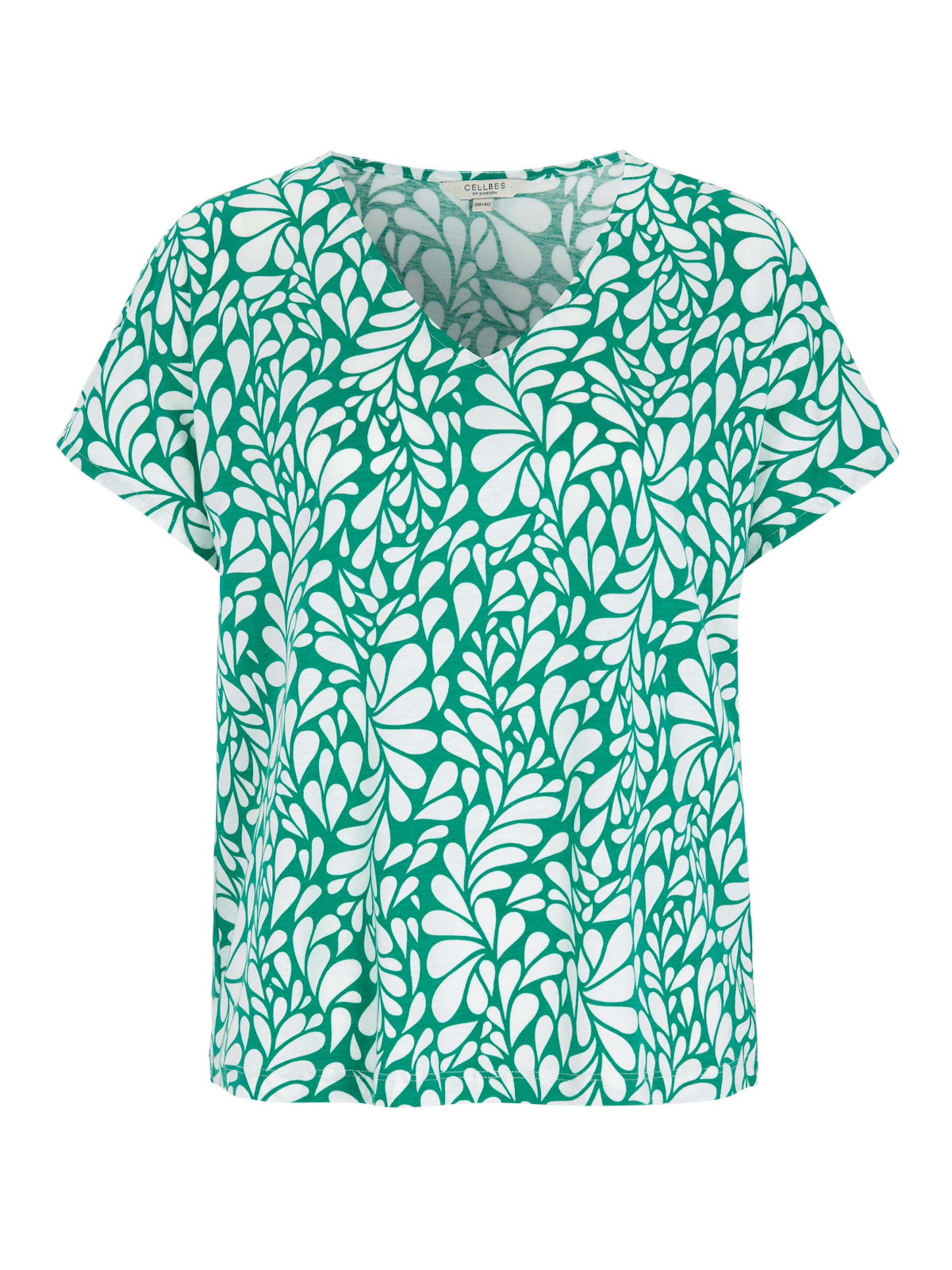 T-shirt Cellbes of Sweden en vert : devant