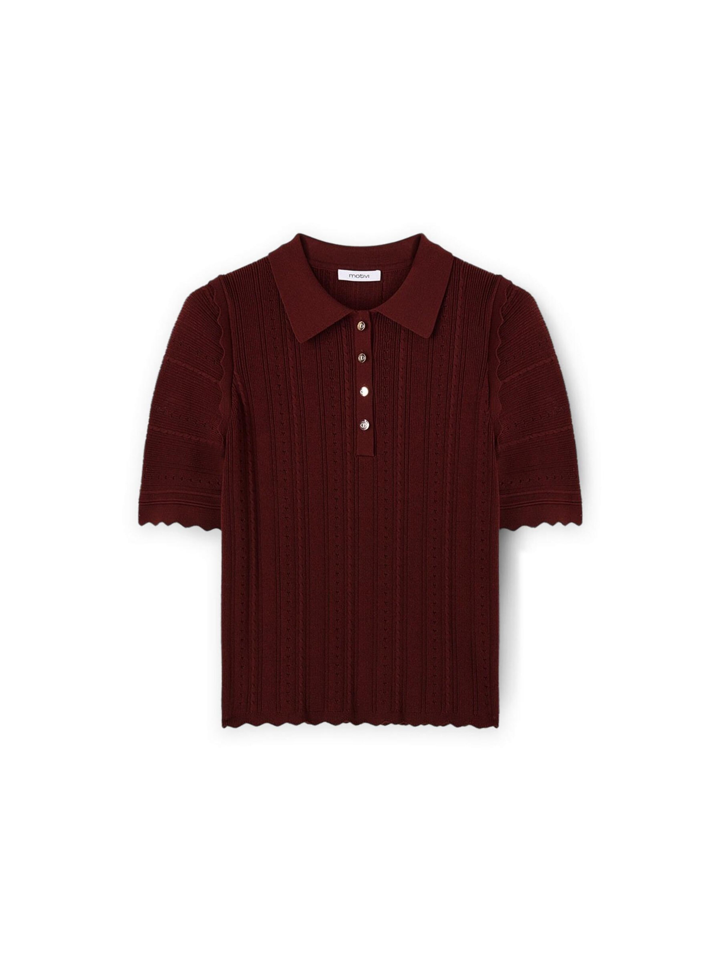 MOTIVI Sweater in Brown: front