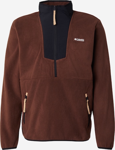 Sportinis megztinis 'Sequoia Grove' iš COLUMBIA, spalva – tamsiai mėlyna jūros spalva / ruda / balta, Prekių apžvalga