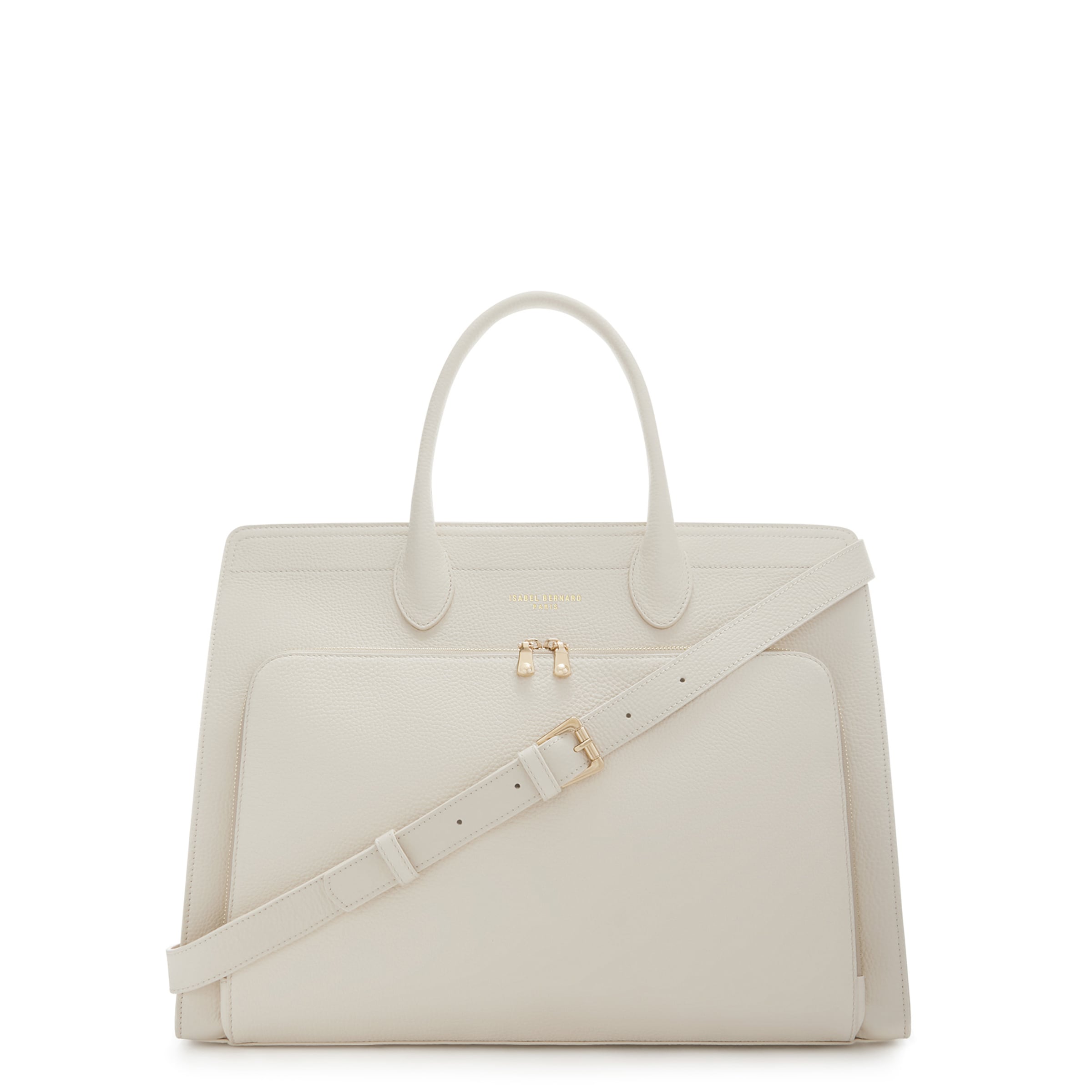 Isabel Bernard Handtasche in Beige: Vorderseite