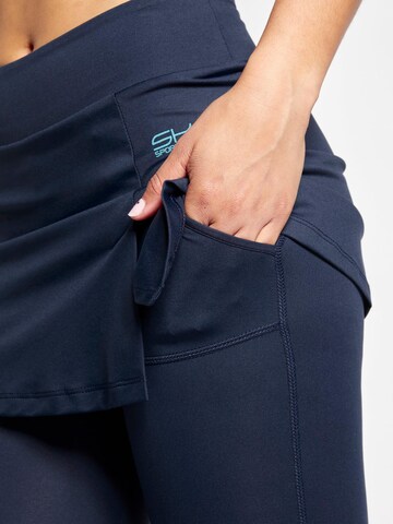 SPORTKIND Sportrok '2-in-1 Skirt with Long Leggings / Skapri' in Blauw