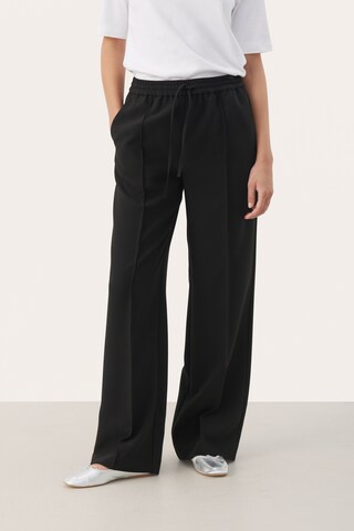 Part Two Wide leg Pantalon in Zwart