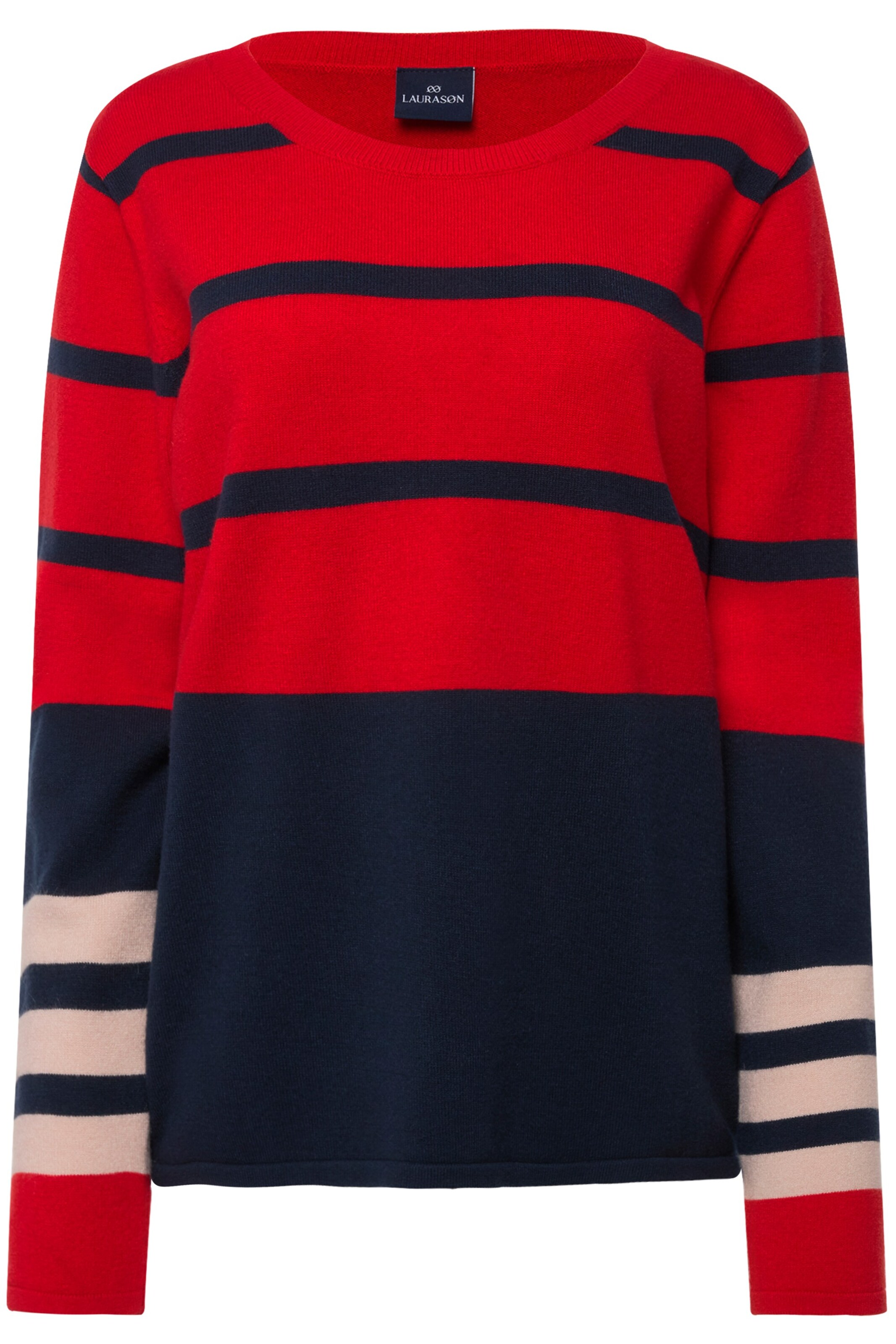 Pull-over LAURASØN en bleu : devant