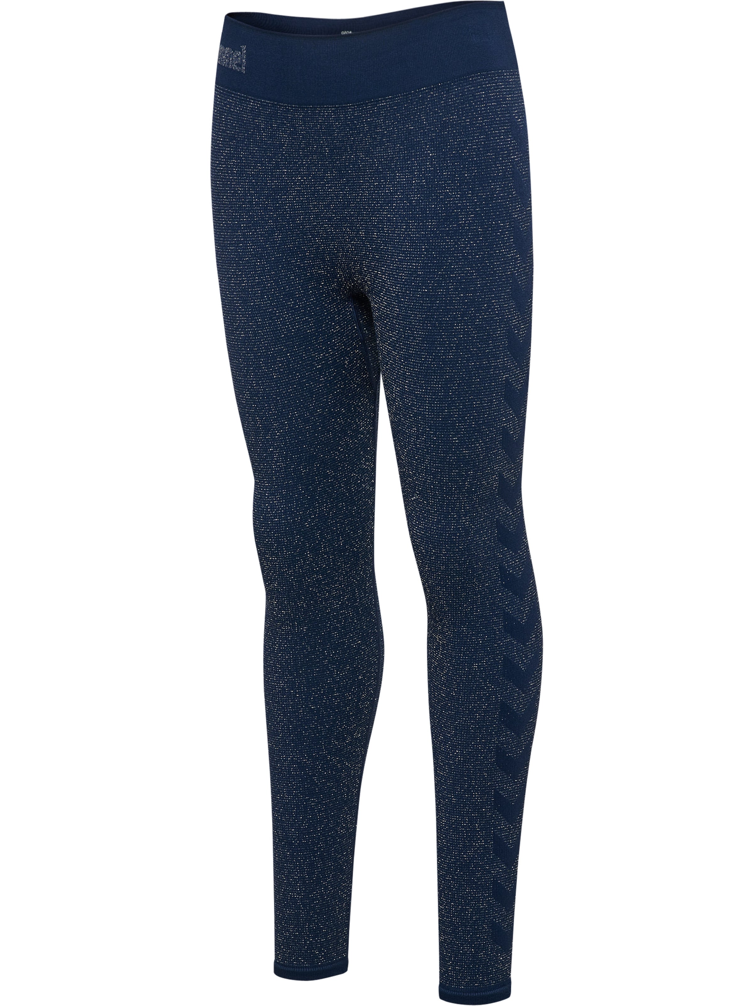 Hummel Slimfit Leggings in Blauw