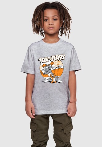ABSOLUTE CULT Shirt 'Tom and Jerry - Baseball' in Grey: front