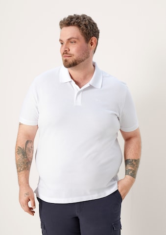 s.Oliver Men Big Sizes قميص بلون أبيض: الأمام